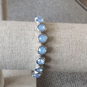 TOUCHSTONE Silver and Blue Bracelet